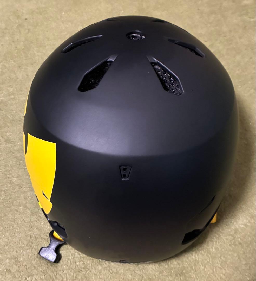 ★美品★bern ヘルメット ブラック/イエロー 日本サイズ L