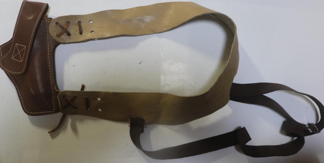 自動拳銃用（ワルサーＰＰＫ・モーゼルHSC等)アップサイドショルダーホルスター