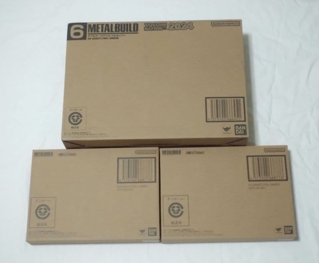 L BUILD ダブルオークアンタ フルセイバー&オプションセット×2