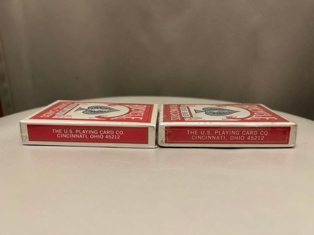 【未開封・希少オハイオ製】トランプBicycle 赤 2種セット