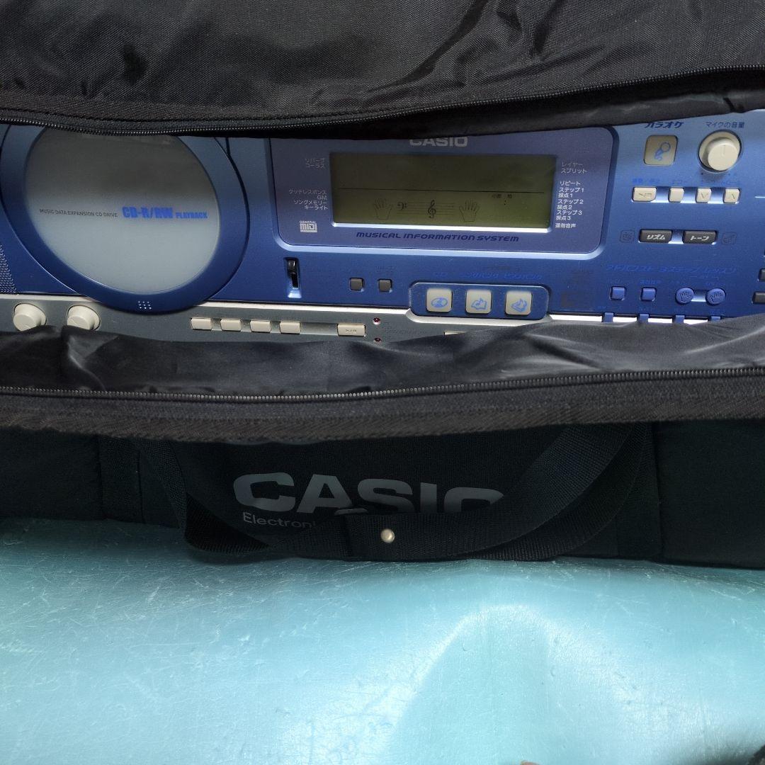 CASIO LK-100 61鍵盤電子キーボード 別売り持ち運べるケース付き
