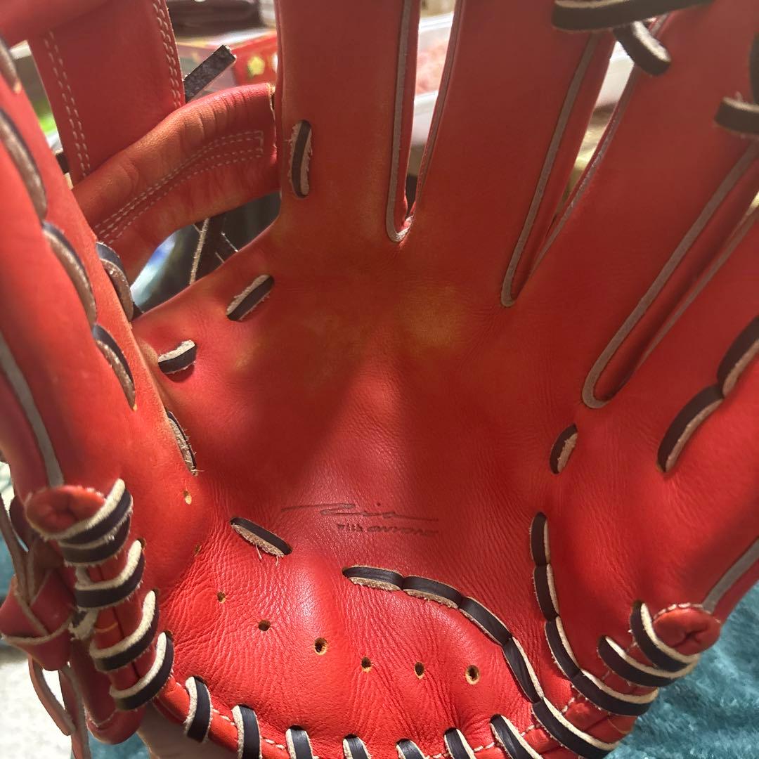 アイピーセレクト筒香嘉智サイン入り 赤色 グローブ