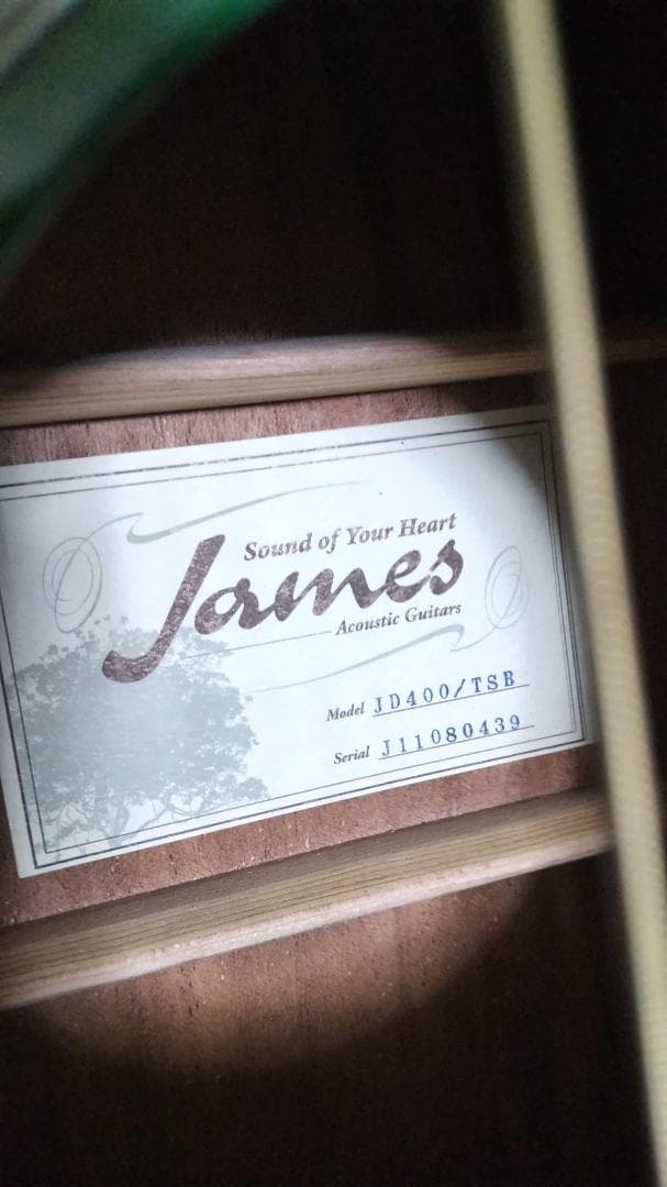 ❤️弦高調整済！「James ジェームス JD-400」ヽ(´▽｀)/いい〜