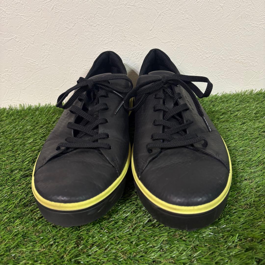 【ECCO GOLF】スパイクレスゴルフシューズ　ブラック　FLUIDFORM