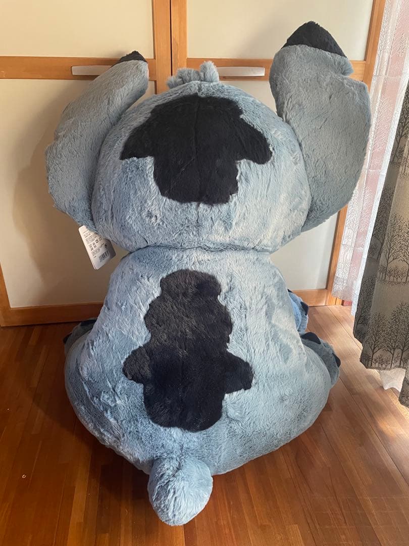 大きなスティッチのぬいぐるみ 約80cm コストコ限定品 ブランケット付き