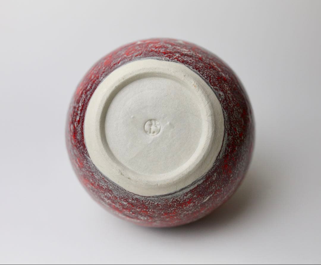 箕面焼　壺　花瓶