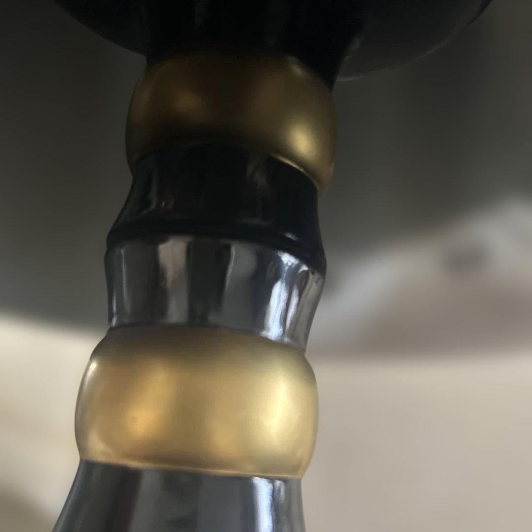 天然木　黒漆　蒔絵　鳳凰図　高杯高坏高付台　菓子器　直径23.6cm