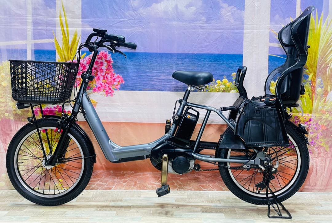 ギュットアニーズ⭐️16AH！パナソニック子供乗せ電動アシスト自転車Y3051