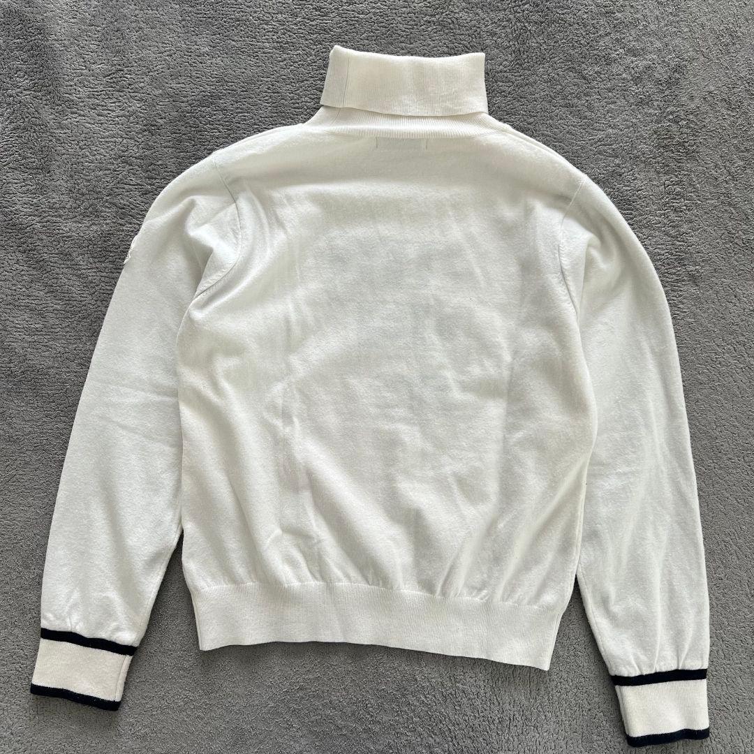 and per se アンパスィ　タートルネック　ニット　セーター　ロゴ　M