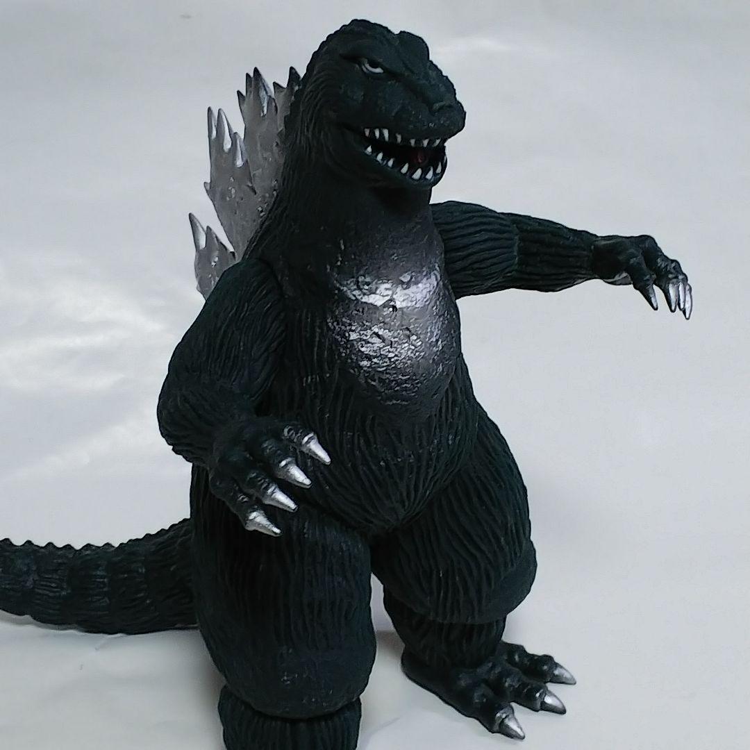 「キングコング対ゴジラ」ソフビ人形・ゴジラ（中古・１９８３年・プラタグ付き）