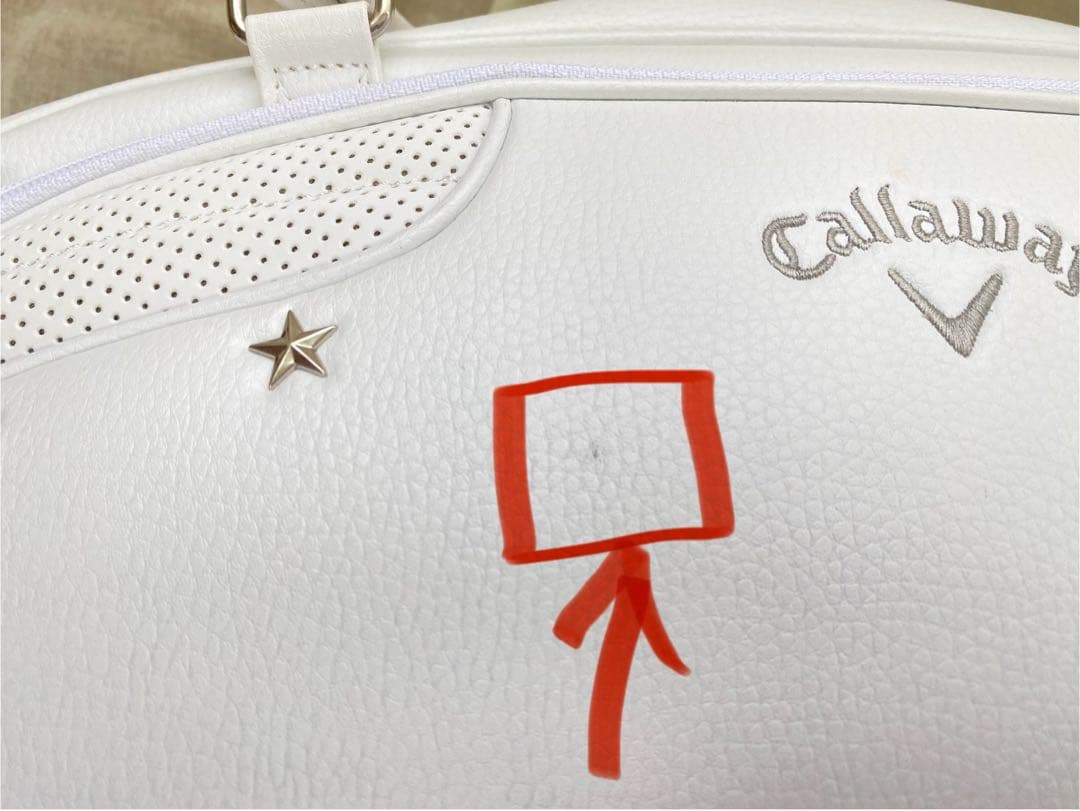 Callaway ゴルフ ボストンバッグ ホワイト