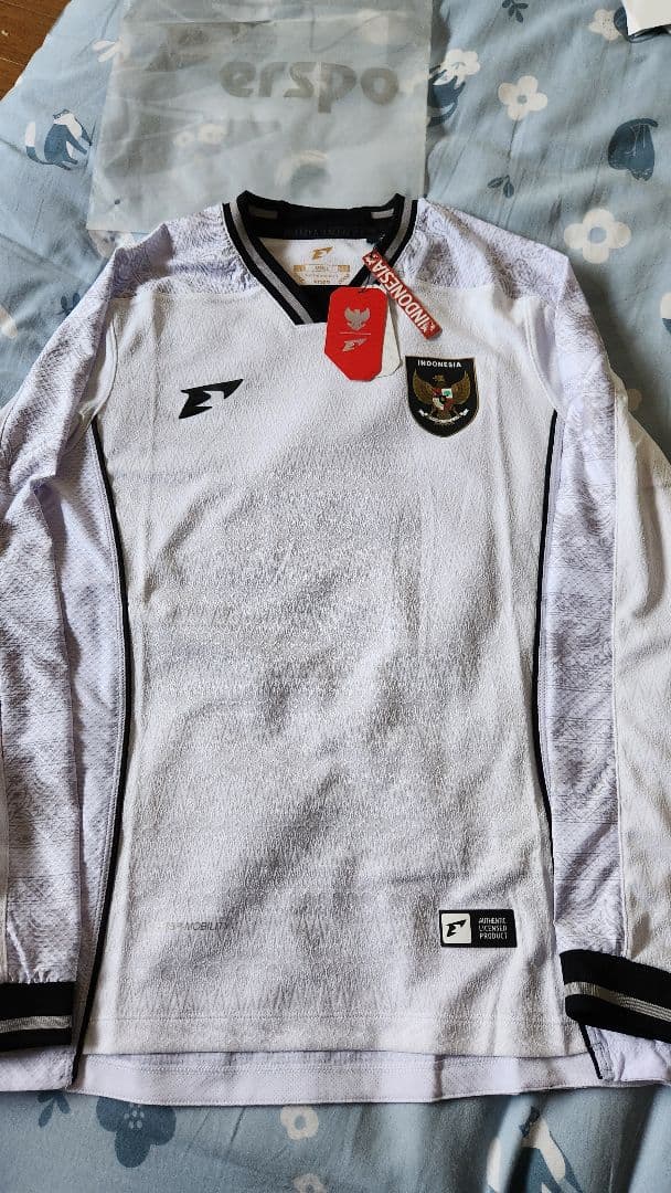 インドネシア代表 erspo 長袖ジャージ Sサイズ ホワイト