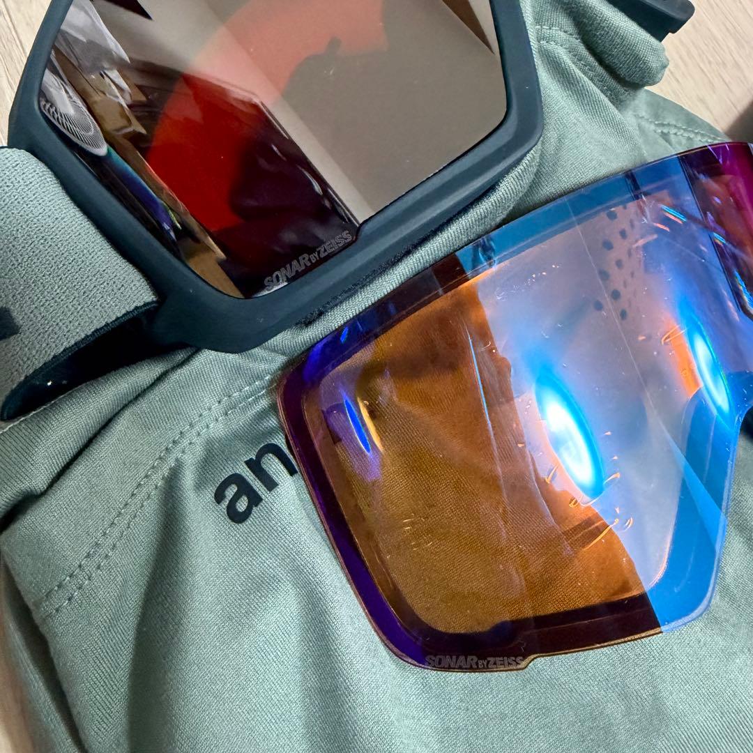 アノン Anon M3 MFI グレー スペアレンズ付き スノーボードゴーグル