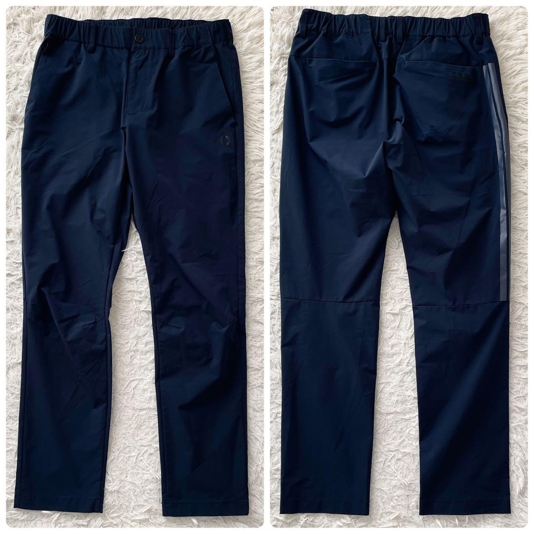 美品 ゼロハリバートン 近年モデル ナイロン セットアップ ストレッチ 撥水 紺