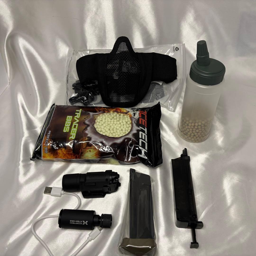 超美品　マルイFNXー45 タクティカル　カスタムセット　サバゲー　トレーサー付