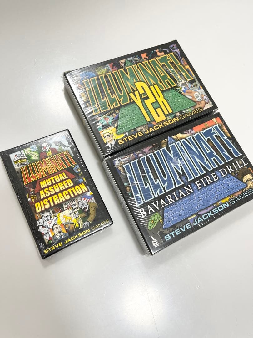 イルミナティカード未開封BOX《まとめ売り》絶版廃盤伝説フリーメイソン最終日です