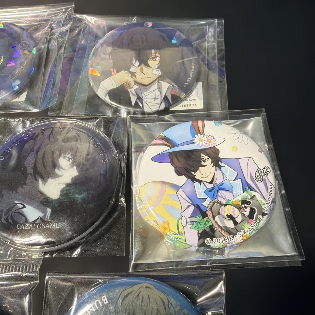 文豪ストレイドッグス　太宰治　缶バッジ7点セット　まとめ売り　agf2019