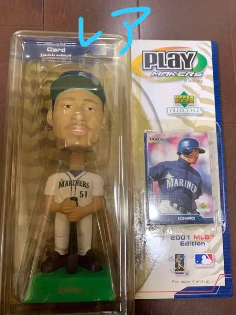 非売品★未開封レア品 イチロー首振り人形、カード、長袖Tシャツ