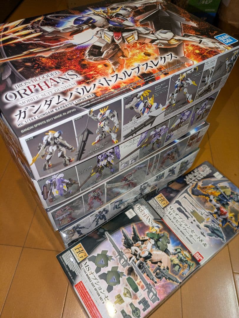 鉄血のオルフェンズ HGプラモデル＆オプションセット　7個セット