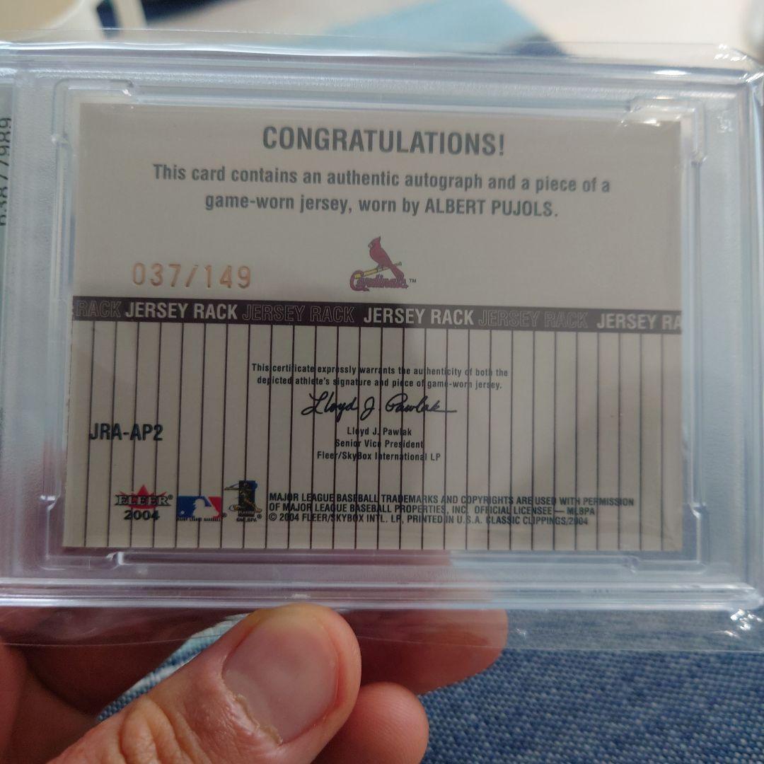 その他  Pujols Auto Fleer