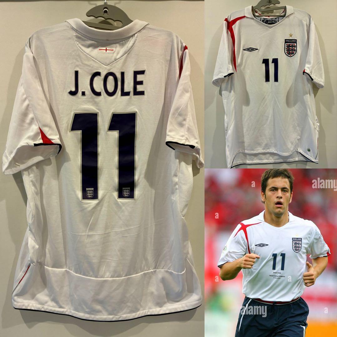 ジョー　コール　イングランド代表　ユニフォーム