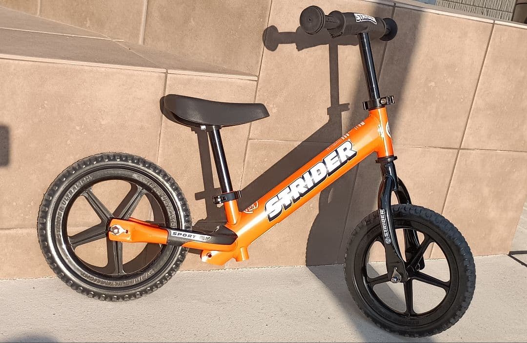 つかさ☆STRIDER バランスバイク オレンジ 12インチ