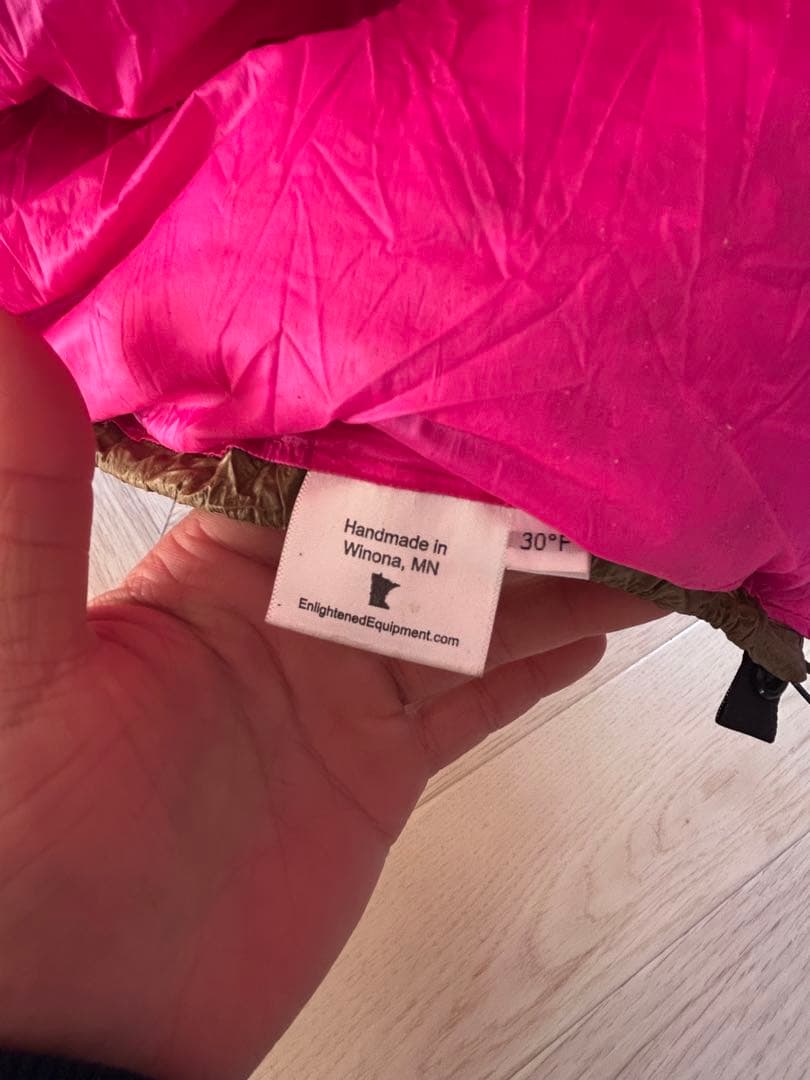 EE Revelation 850 30°F Down Ver カスタムオーダー