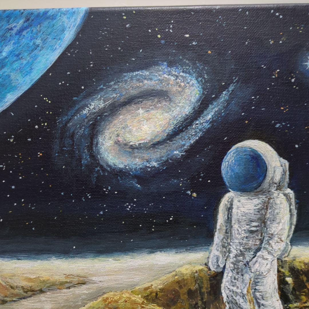 抽象画　絵画　作品名　あこがれ