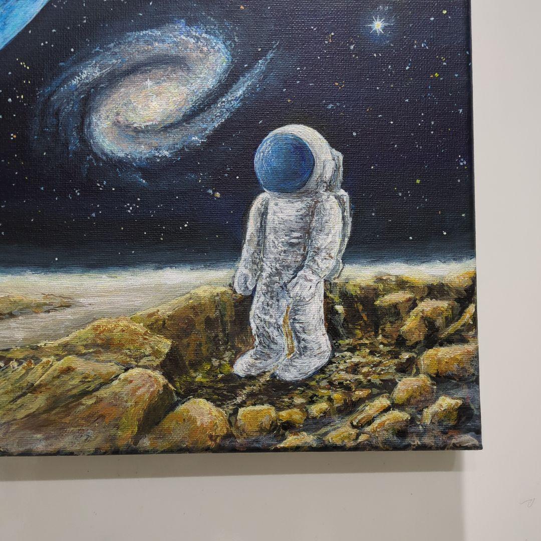 抽象画　絵画　作品名　あこがれ