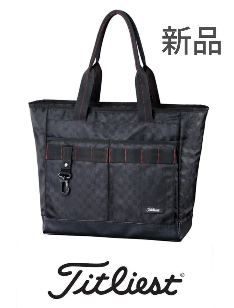 【新品】TITLEIST(タイトリスト) ラウンドトートバッグ（黒）