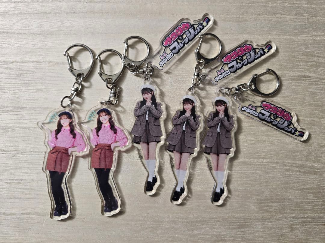 【バラ売可】FRUITS ZIPPER　櫻井優衣　アクキー　5個セット