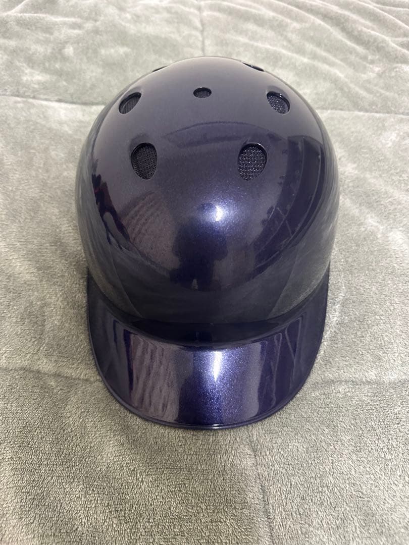 ミズノ キャッチャー用ヘルメット Lサイズ ネイビー