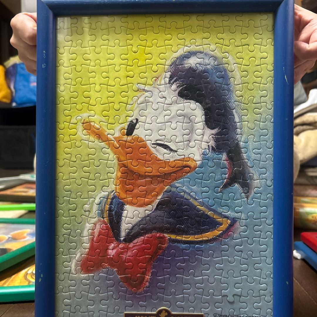 ミッキー、ミニー、プルート、ドナルド、グーフィージグソーパズル アート風