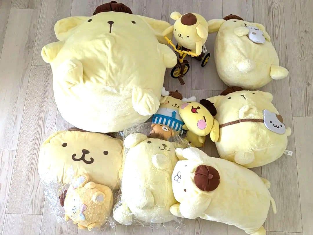 ポムポムプリン ぬいぐるみ まとめ売り セット 超超ビッグDX シナモロール