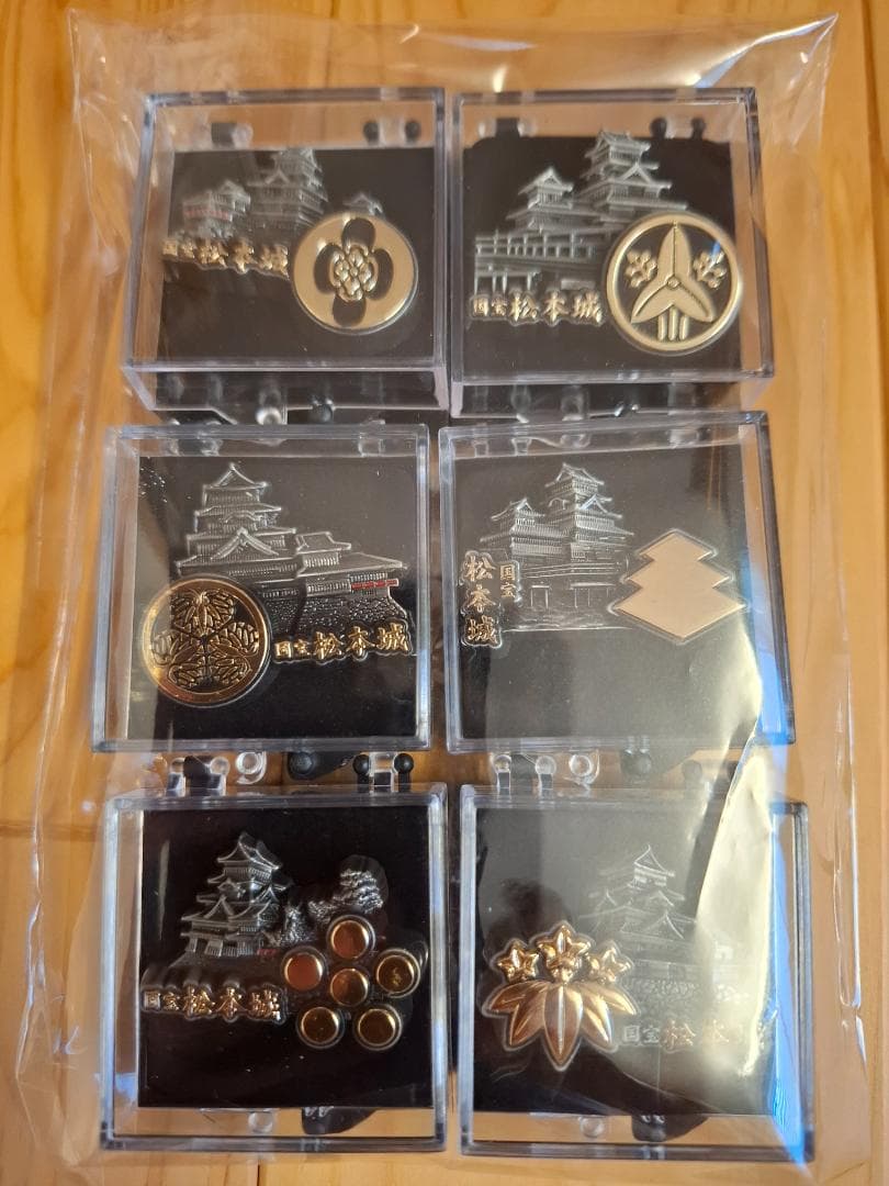 松本城バッチセット