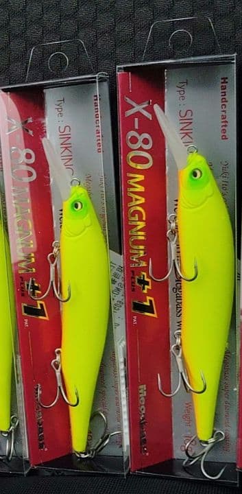 メガバス　x80マグナム+1 ドチャート　2本セット