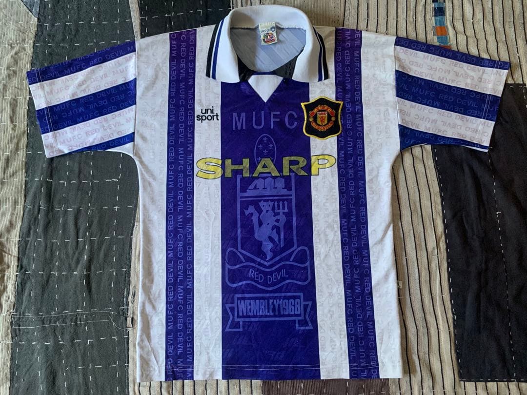 90s L UNISPORT マンチェスター ユナイテッド マンU ベッカム