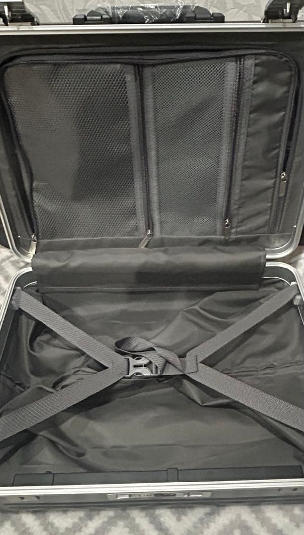 Ashard スーツケース アルミフレーム Sサイズ 42L ブラック 超軽量