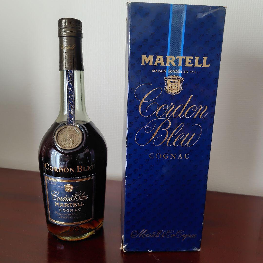 未開栓　Martell Cordon Bleu コニャック 箱入り　青ラベル