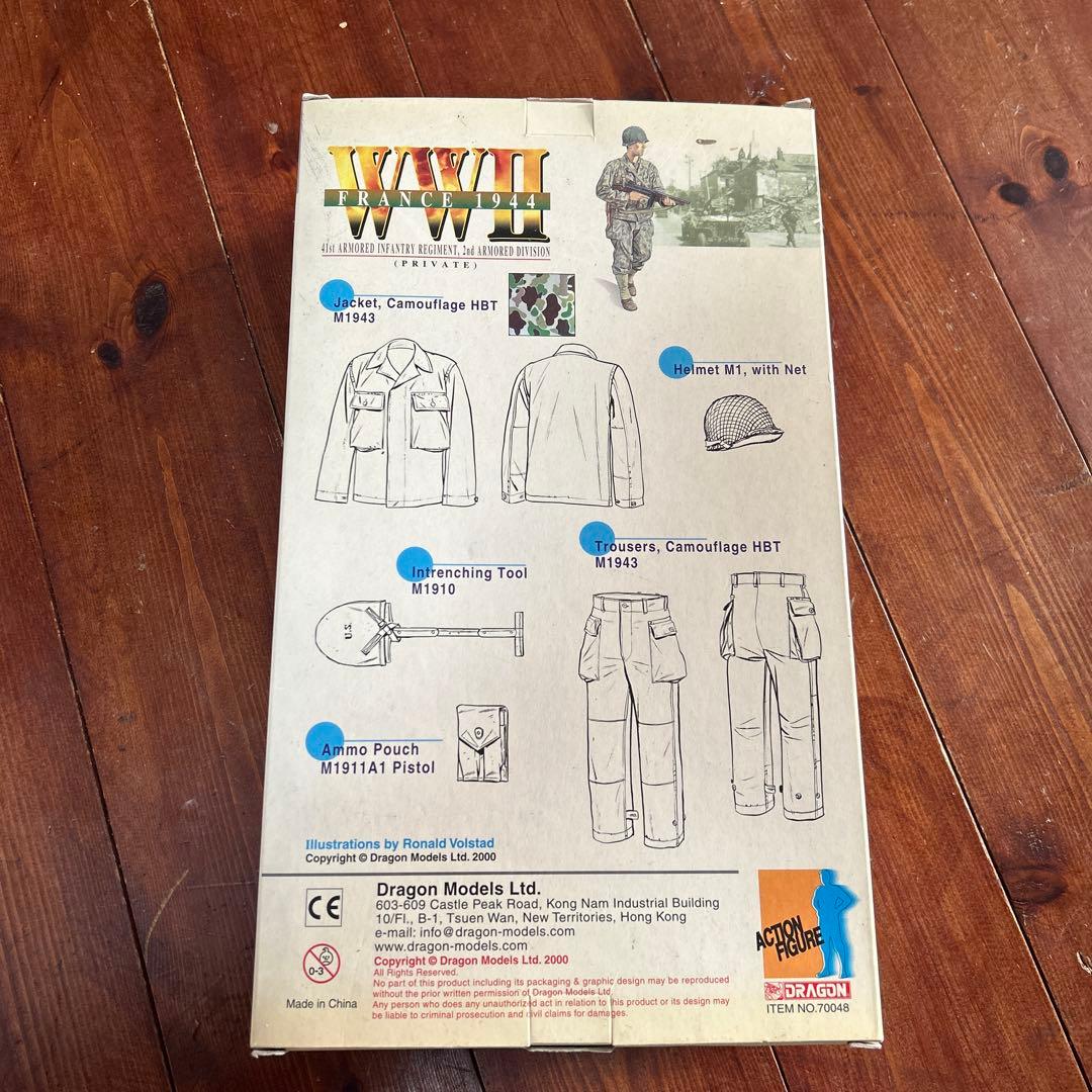 WWII France 1944 Private Edward フィギュア