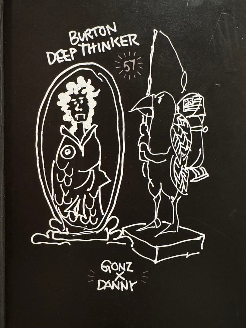 スノーボード BURTON DEEP THINKER 157 mark gonzales