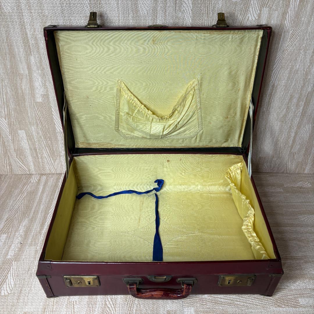 トランクケース ヴィンテージ レトロ スーツケース トランクボックス レザー