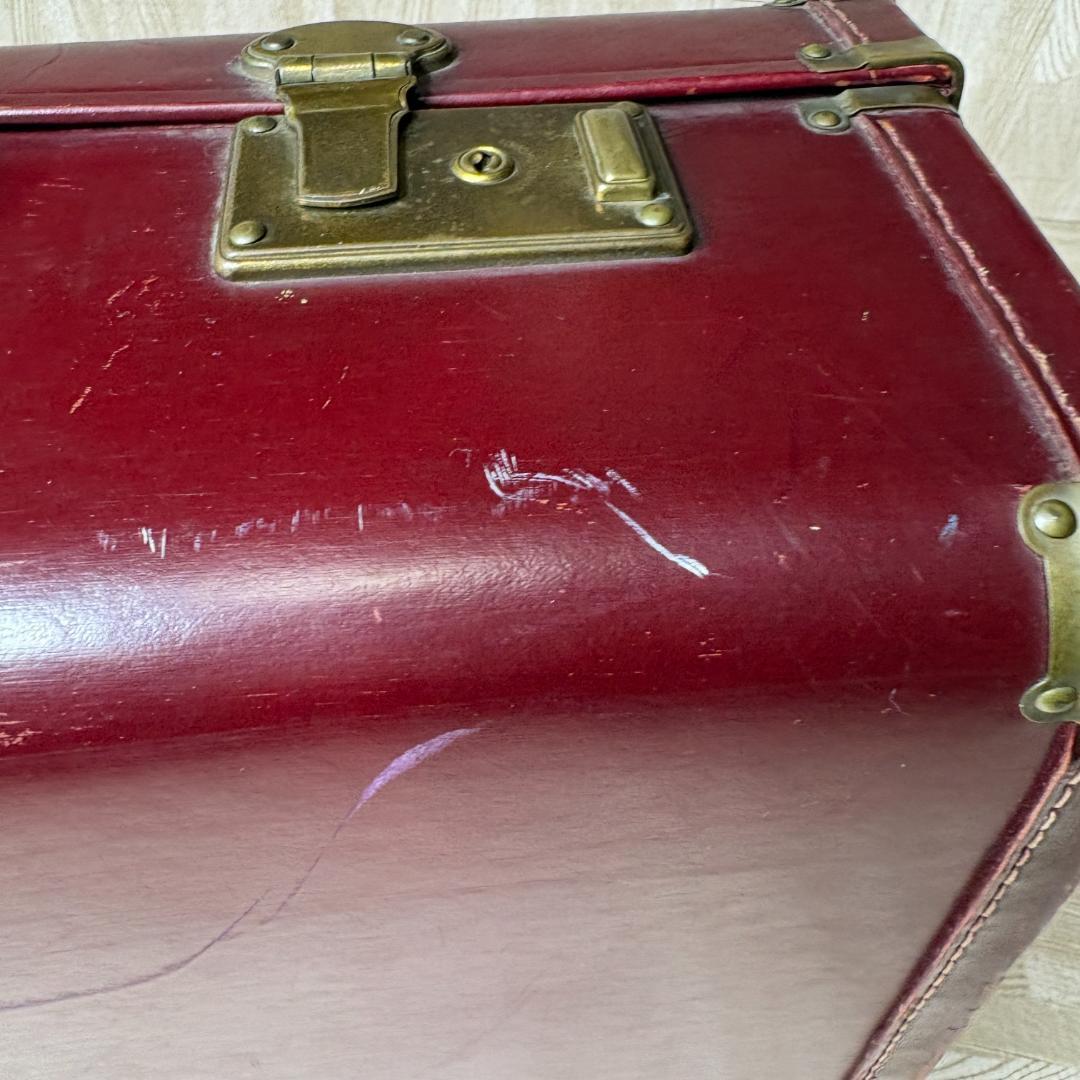 トランクケース ヴィンテージ レトロ スーツケース トランクボックス レザー