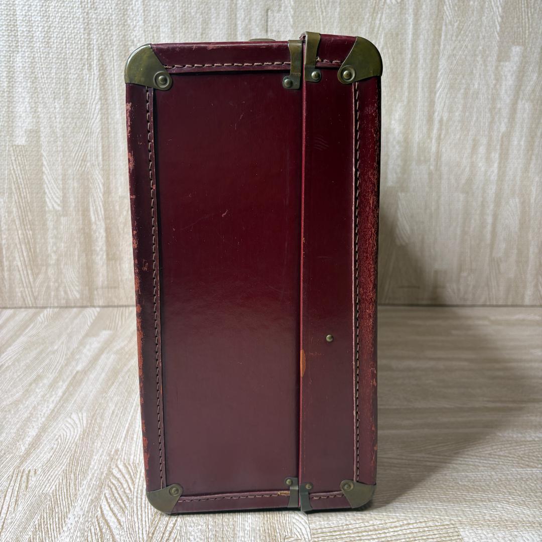 トランクケース ヴィンテージ レトロ スーツケース トランクボックス レザー