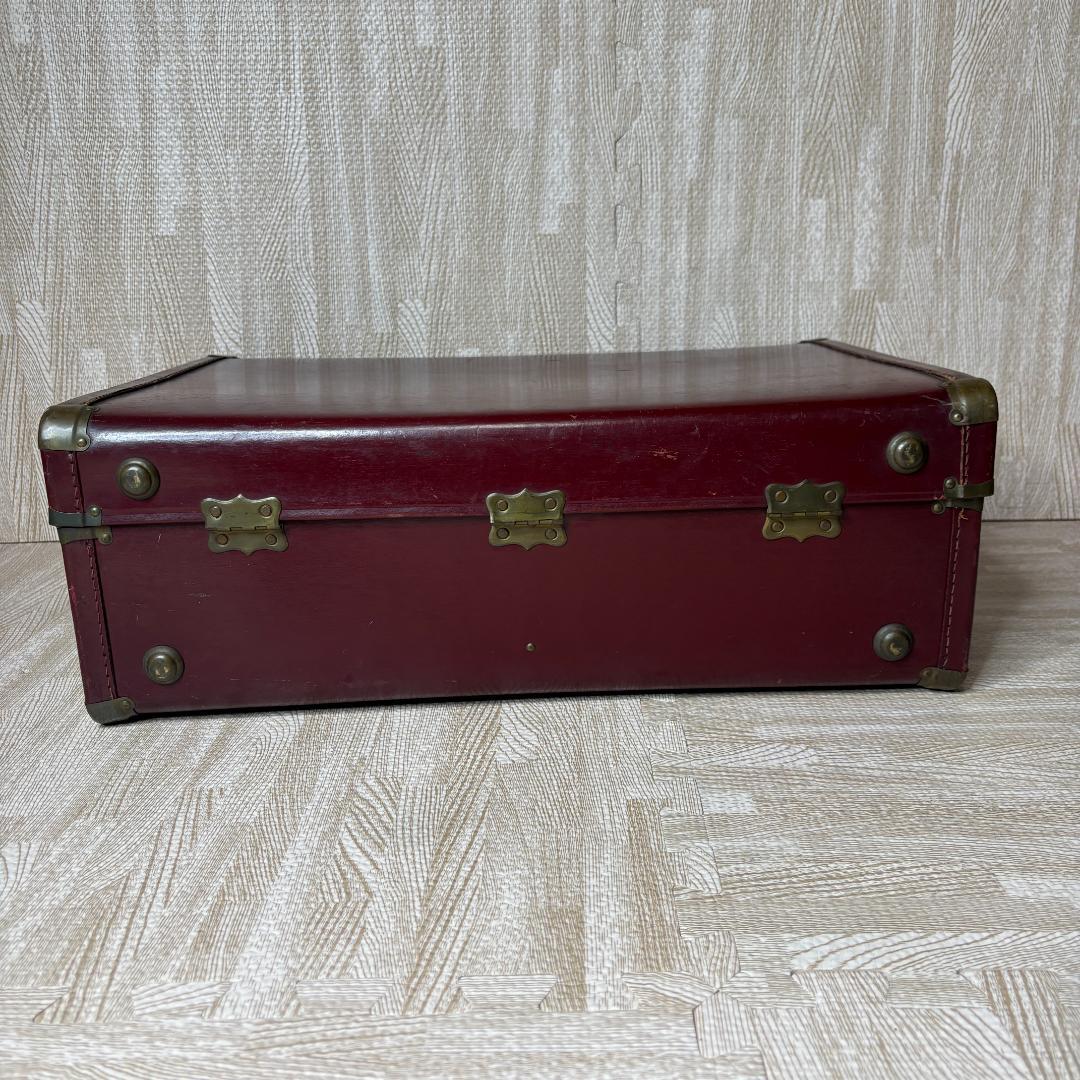 トランクケース ヴィンテージ レトロ スーツケース トランクボックス レザー