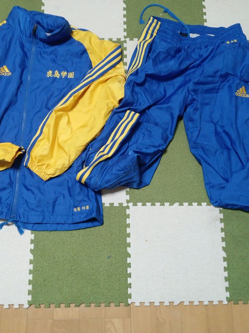 adidas ピステ・ウィンドブレーカー 鹿島学園