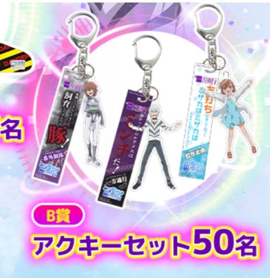 【非売品】一方通行 アクセラレータ アクリルキーホルダー　とある　藤商事