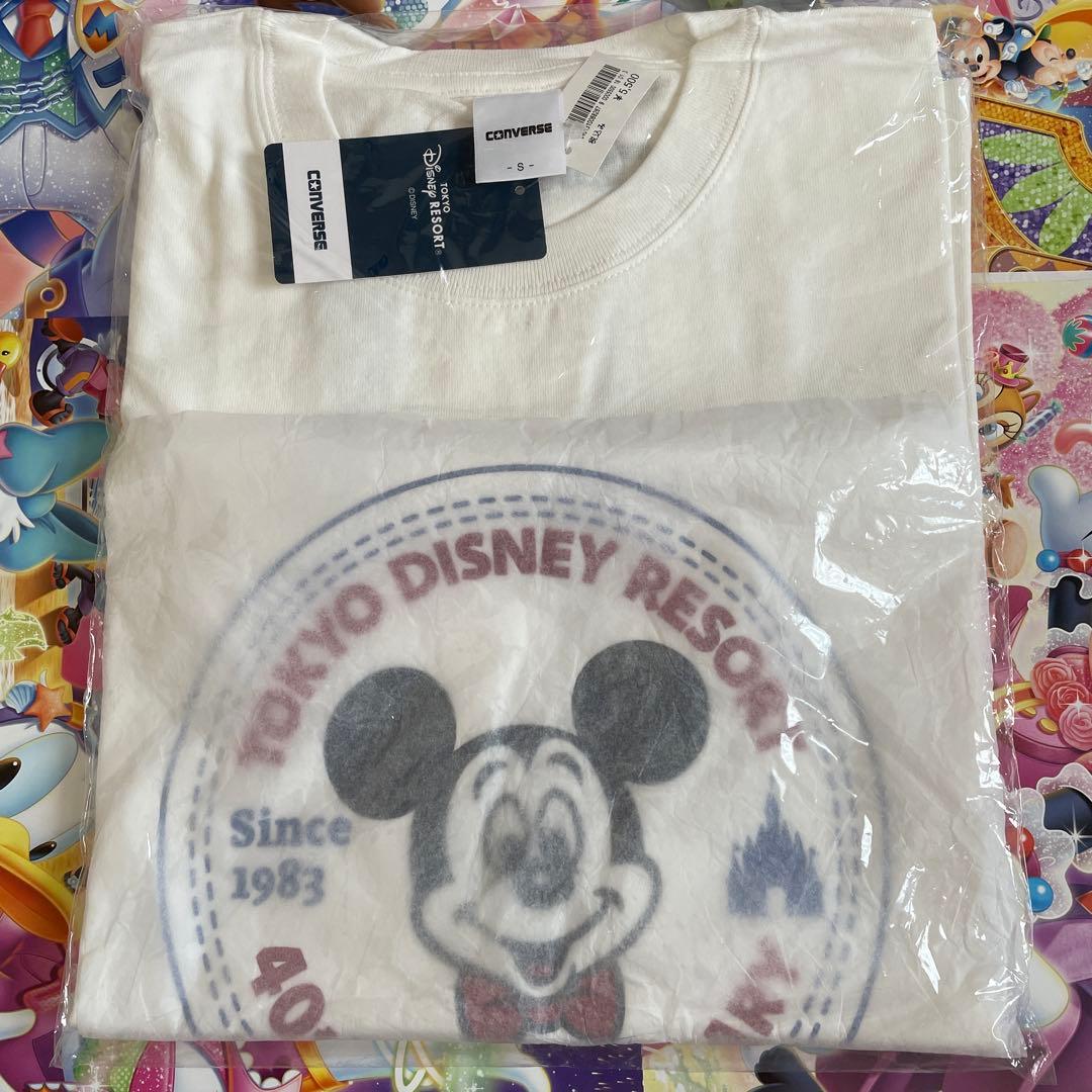 TDR40周年 ×コンバース コラボTシャツ ミニタオル他【新品未開封タグ付き】