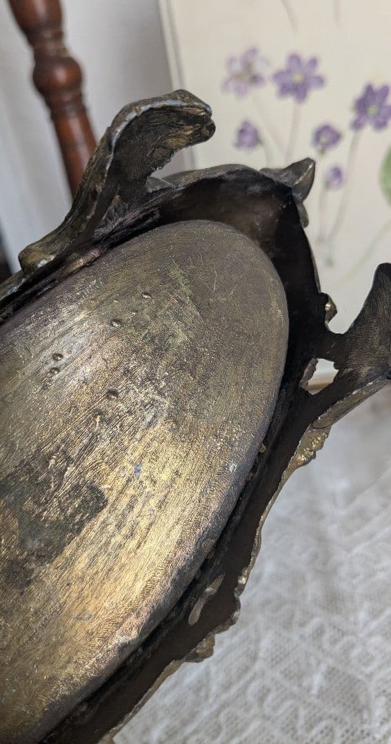 フランス ジャルディニエール 花器 ゴールド色