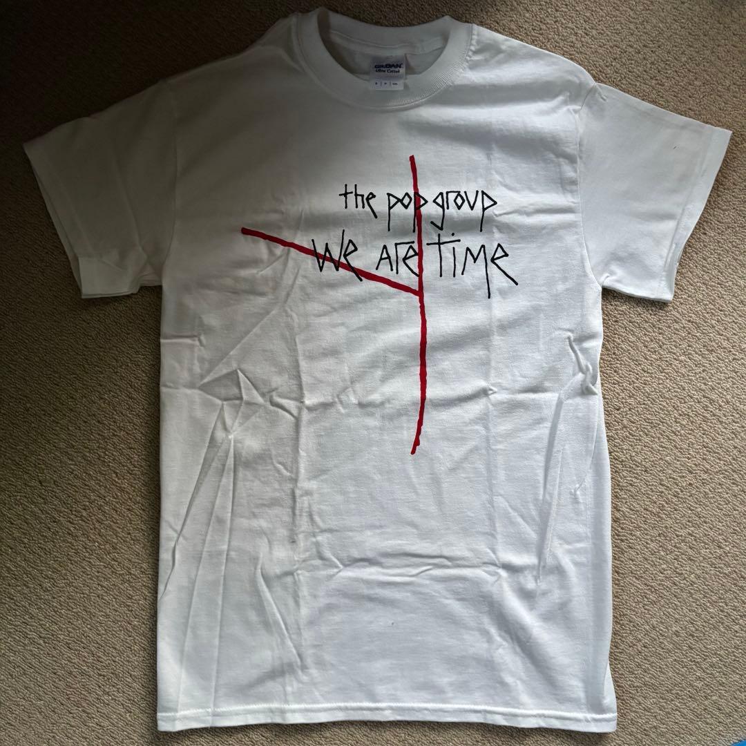 未使用　THE POP GROUP_WE ARE TIME T-SHIRT